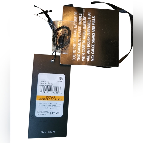 Jones New Yorks Nwt Black Tanktop Size Small - Picture 5 of 8